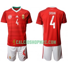 Ungheria ORBAN 4 Bambino Maglia Prima 2020 Manica Corta (+ Pantaloncini)